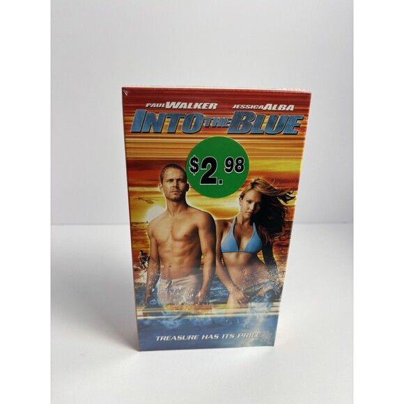 INTO THE BLUE VHS VIDEO MOVIE, PAUL WALKER, JESSICA ALBA, SCOTT CAAN, ASHLEY S. - Picture 1 of 6